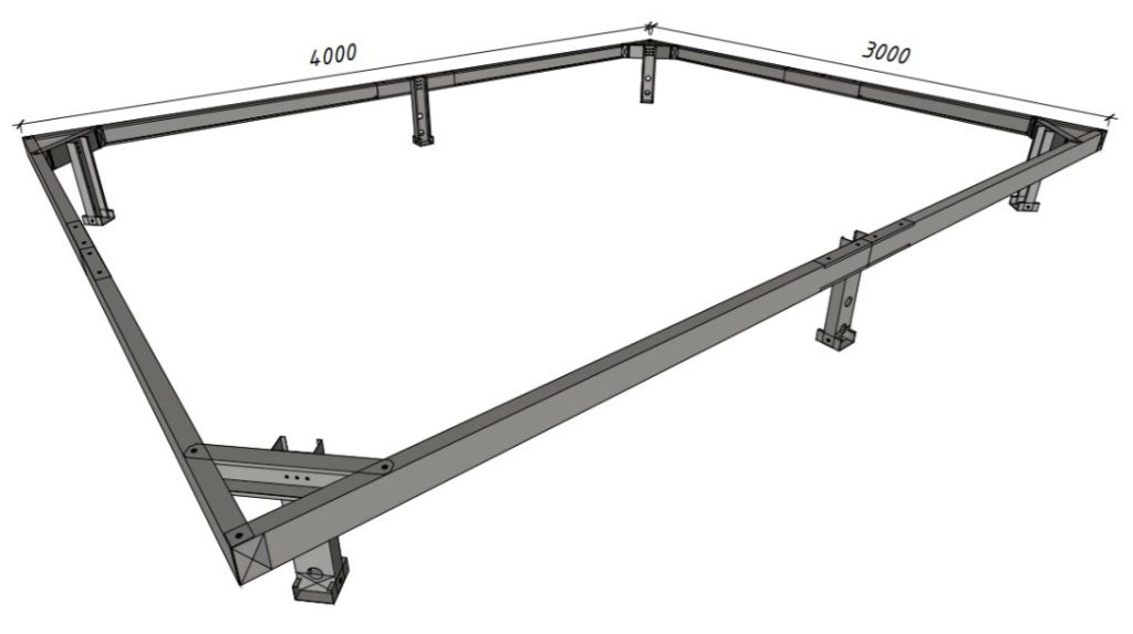 fundament dla szklarni z poliwęglanu 4