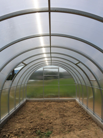 zdjęcie Szklarnia z POLIWĘGLANU Skarbnica profil stalowy ocynkowany 40x20mm ze sklepu maleszklarnie.pl