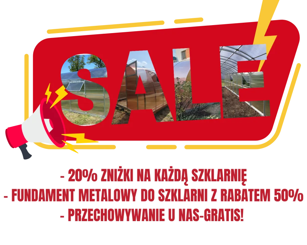 Po co czekać do jesieni? Szklarnia dostępna latem — bez stresu i po okazyjnej cenie